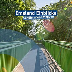 In der Stadt Meppen direkt an der “Schülerwiese” haben wir im Jahr 2020 eine 40m lange Stahl-Fachwerkbrücke inkl. der Tr...